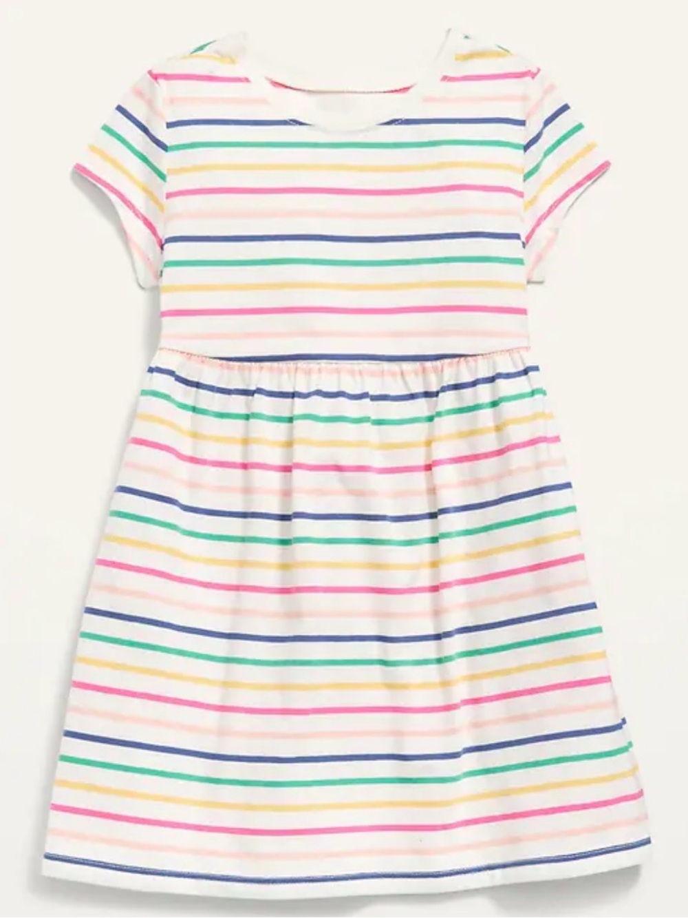 Jersey-Knit Short-Sleeve Dress for Toddler Girls 5T